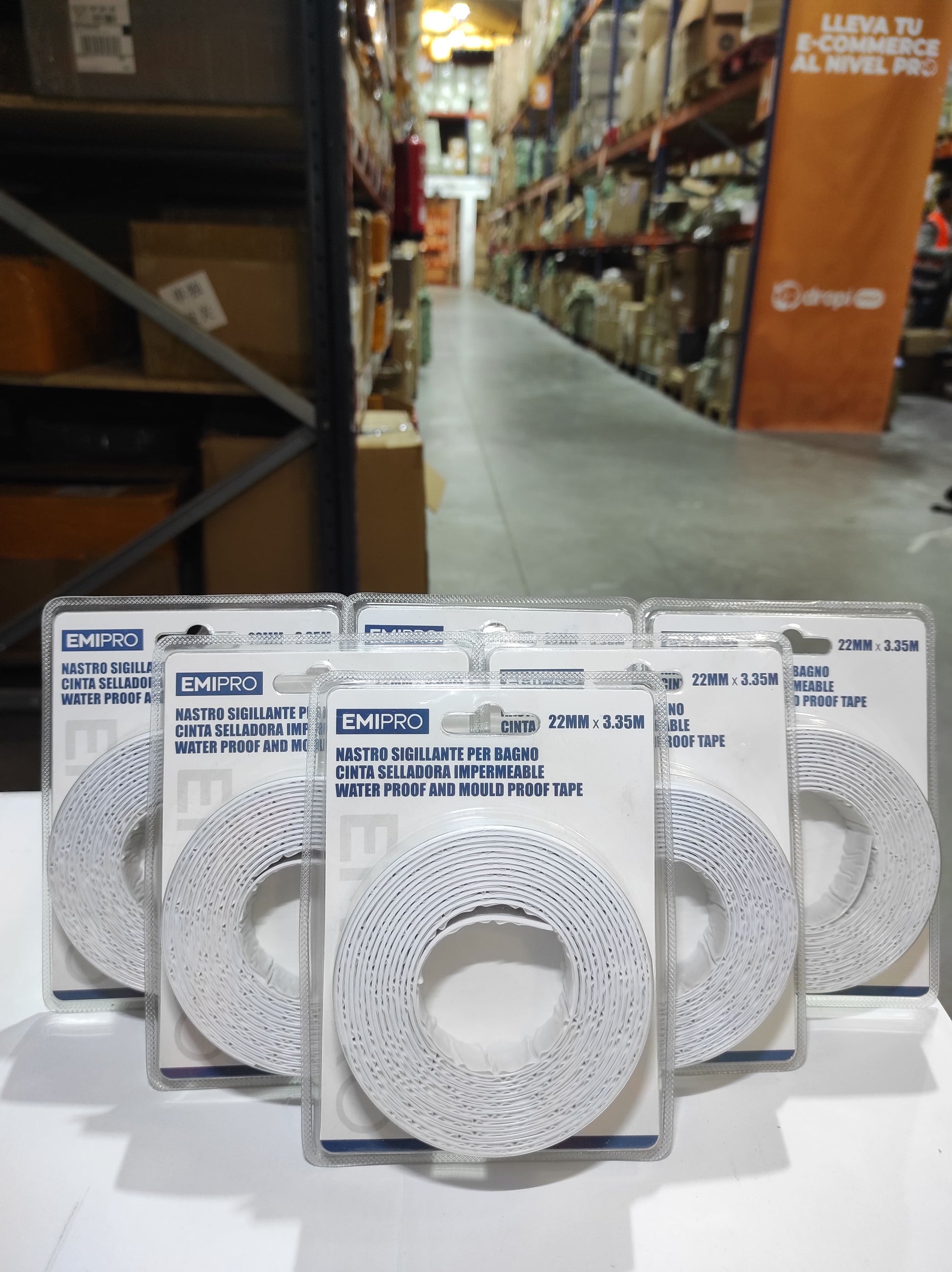 Cinta de sellado autoadhesiva para cocina y baño 22mmx3.35m - additional image 6